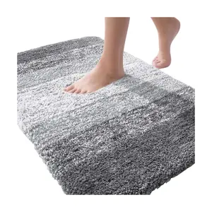 Rectangle Modern 30x20 in Bath Rug Mat, Extra Soft Absorbent Microfiber Bath Mat with Rubber Backing, Quick Dry Machine-Washable Home Bathroom Supply for Bathroom Floor, Tub