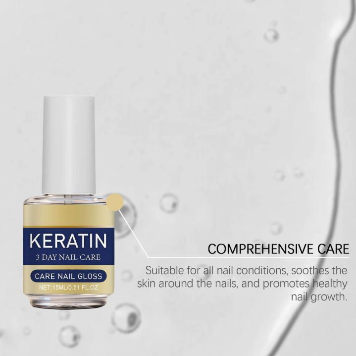 Keratin Amino Acids Strengthener Repair Serum for Brittle Weak Nails - Long Lasting Growth Treatment