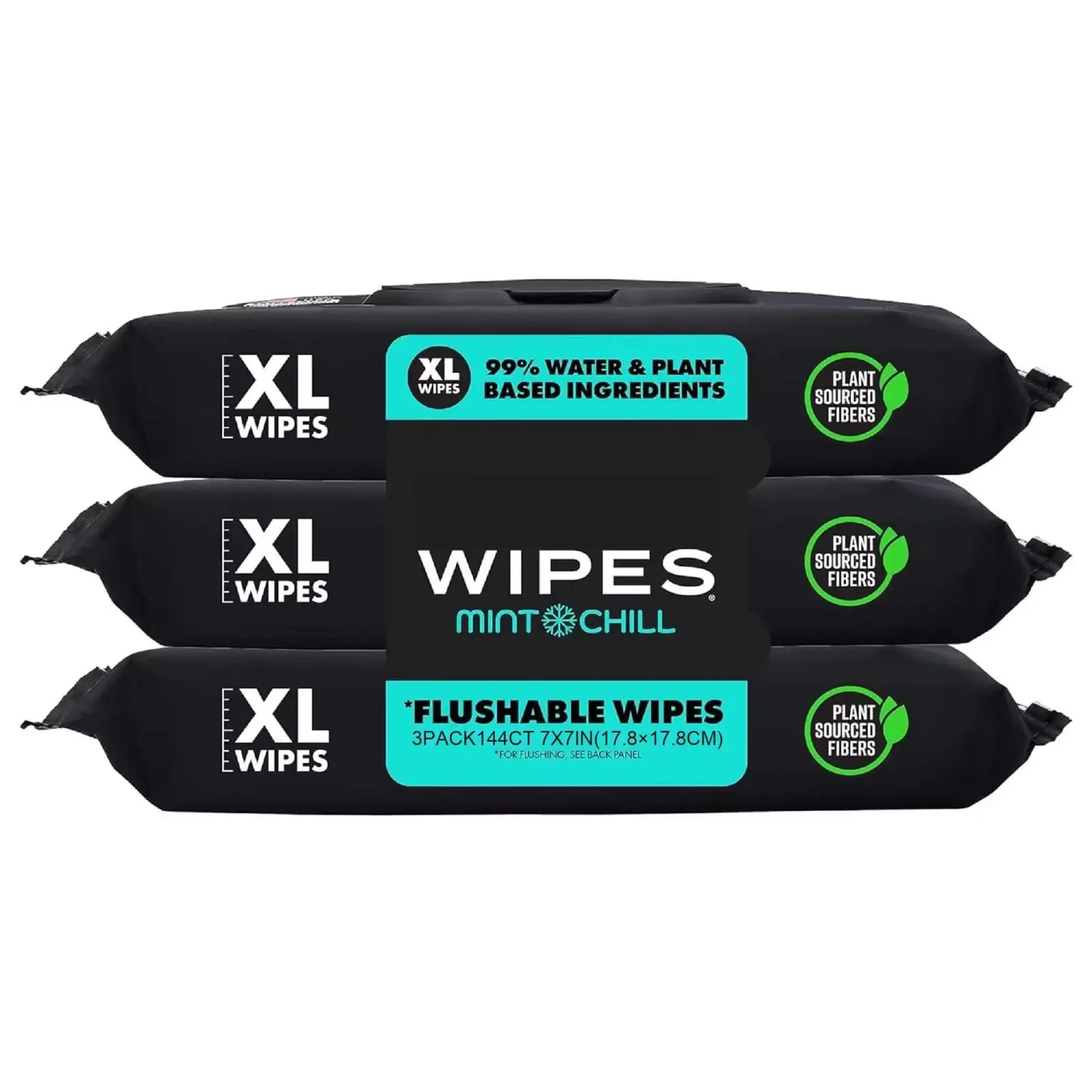 Flushable Toilet Wipes, Gentle for Body and Face Use, Home Care Supplies. PACK OF 1