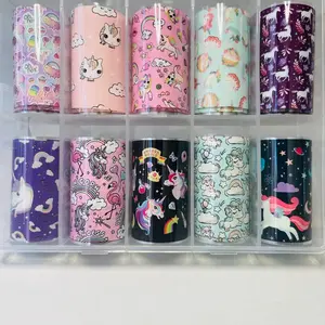 Unicorn Print Nail Foil - Durable Polish for Manicure, Cuticles, Cosmetic Use