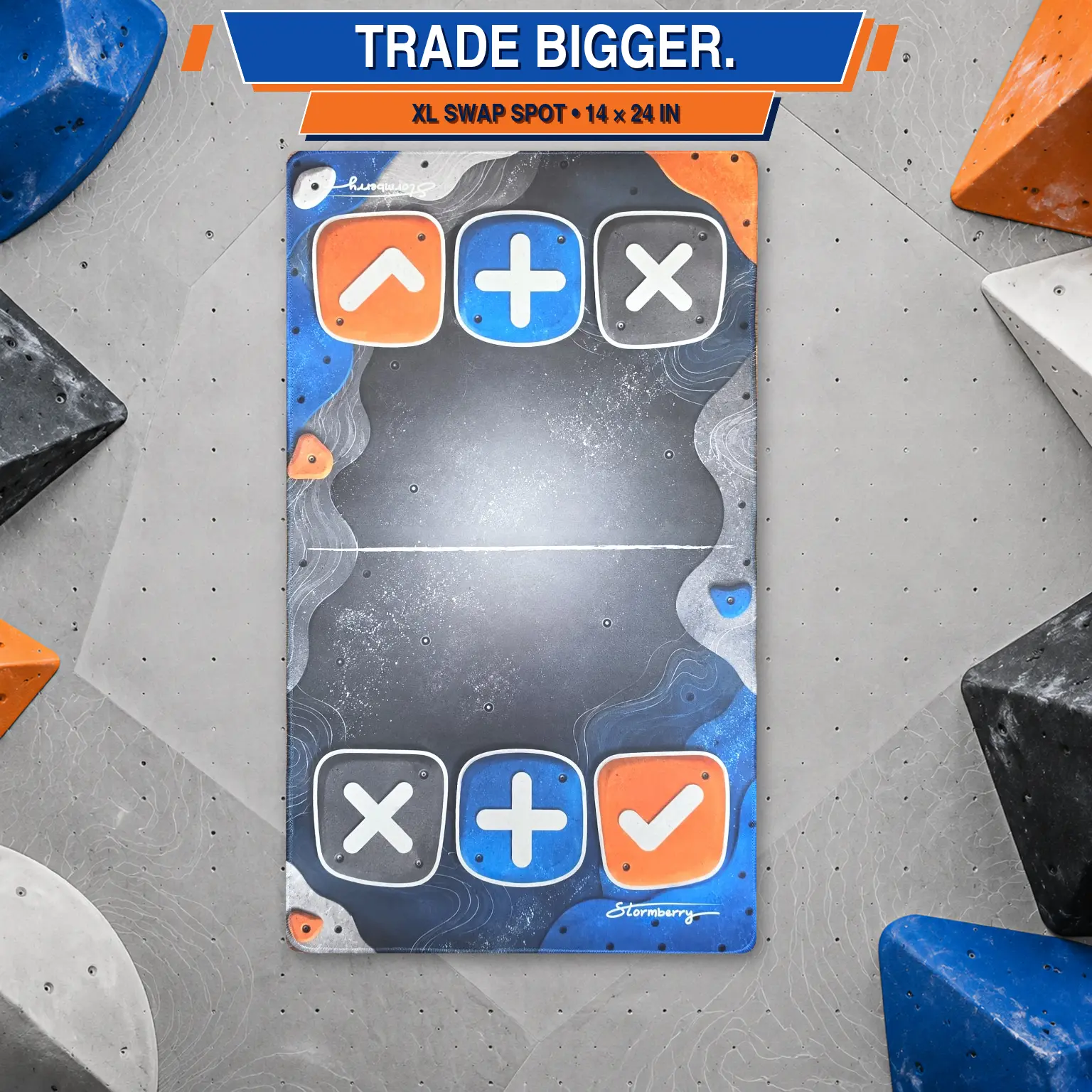 XL Boulder Field Trade Mat - 14x24, Swap Spot