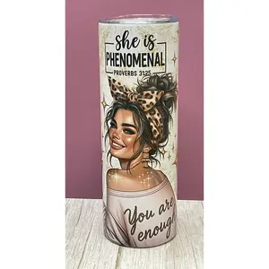 She Is Phenomenal – Proverbs 31:25 Tumbler | Christian Gift for Women | Faith & Self-Love Cup