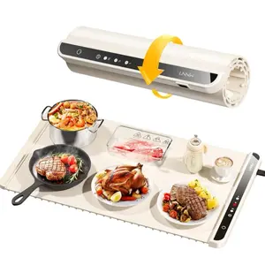 Food Warming Mat - Compatible with Coasters & Tableware - Ideal for Cooking and Dining