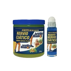 Nervio Ciatico Roll on & Pomada 250g Oil Antioxidant Essential combo set