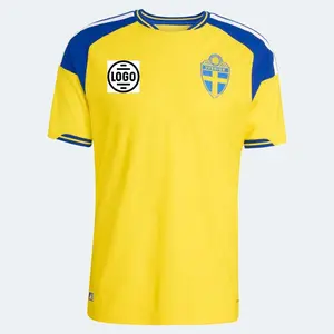 Personalized Full Set Sweden Soccer Jersey World Cup 2026, Custom Name Number Logo National Soccer Jersey W