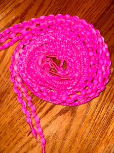 Lipstick single ended and double ended wool dreadlock extensions