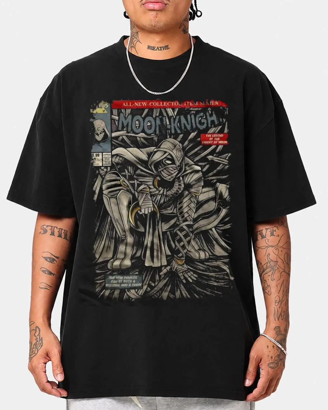 Moon Knight Crescent Moon Graphic Gift For Fans T Shirt QO16701