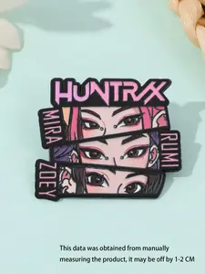 1pc Cartoon Movie Enamel Brooch, Fashion Zinc Alloy Cartoon Character K-Pop Design Badge, Perfect for Backpack Hats Sweaters, Unisex Clothing Accessory, Fashion Statement Trendy