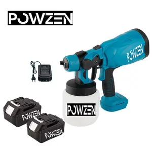Powzen 2000W High-Power Electric Paint Sprayer – Perfect for Furniture, Cabinets, Fences & Walls! Heavy Duty Portable (Blue)!