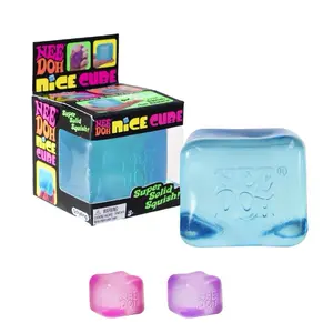 Schylling NeeDoh Nice Cube, Durable Silicone Stress Toy, Portable Tactile Fidget Item for Anxiety Relief Products and Stress Relief Fidgeting