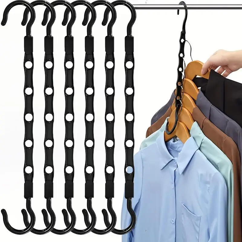 Rotatable Magic Hanger Space Saving Hangers, 1 Set Multipurpose Closet Hanging Storage Organizer, Bedroom Hangers for Wardrobe Cloakroom, Summer Gift