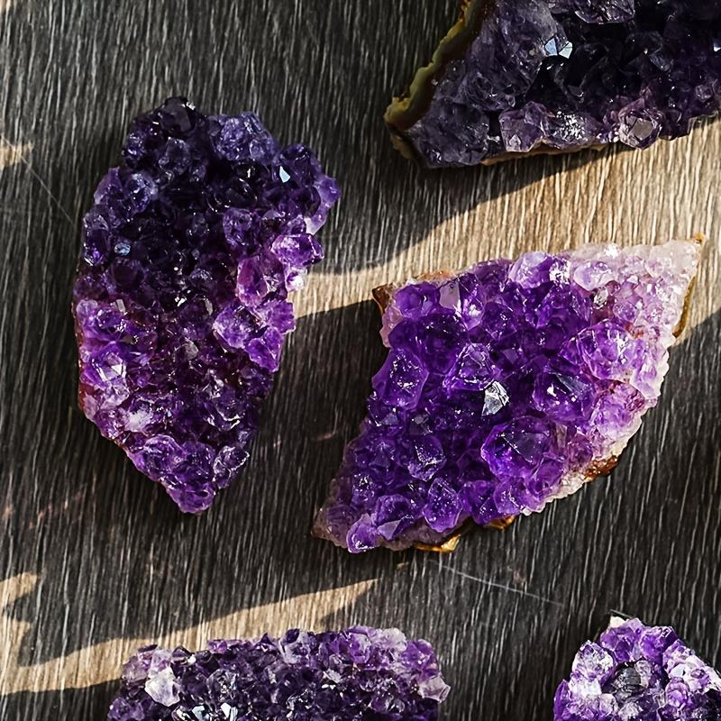 2pcs Beautiful Amethyst 180-255g, DIY Gemstones, Amethyst Jewelry Making, Home Decor， Perfect for Home Decor & Unique Gift Idea-Jewelry Making