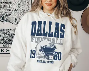 Vintage 90s Dallas Football Vintage Style Comfort Colors Hoodie,Dallas Football Cowboy Hoodie,Dallas Football Fans Hoodie