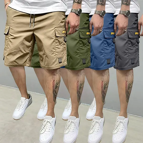 Khaki + Green + Blue + Gray