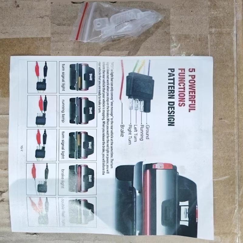 12V/24V LED Truck Tail Light Strip, Flexible Turn Signal Brake Light, Universal LED Car Exterior Signal Tail Light for Pickup SUV RV, Led Tailgate Lights