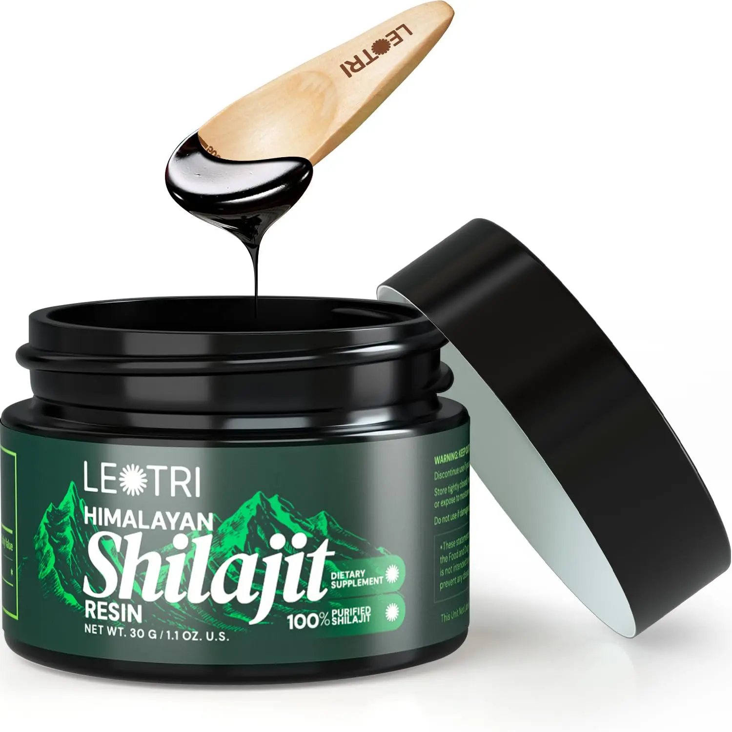 Shilajit Pure Himalayan Resin: 85+ minerals for energy & immune support. 1.05 OZ, 60-day supply. Organic dietary supplement.