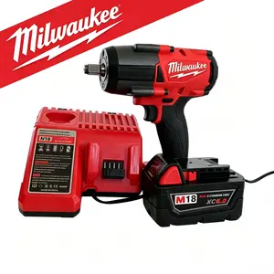 Milwaukee 1000N 18VWrenchBrushless Cordless Impact m High Torque Electric Wrench Driver Power Tool for Car and Truck Repair