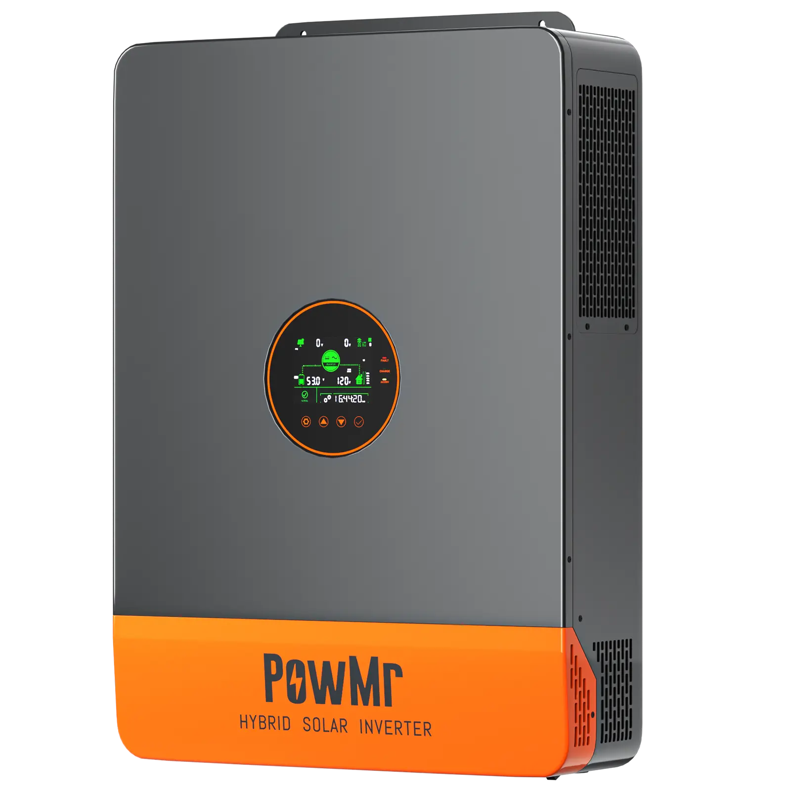 10KW 48V Solar Hybrid Power Inverter - Split Phase 120V/208V/240V & 3-Phase Off-Grid, Dual MPPT 200A Charge Controller, 48V Lithium Batteries Compatible, User-Defined, Max 6 Parallel, Home/RV Use, 11000W PV Input, 500V Max PV Input, Energy Efficient Inver