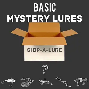 Fisherman's Basic Bundle: Assortment of 5 or 10 Basic Hand-Selected Fishing Lures Minnow Tube Lure Box Tackle Boxes Googan Glide Bait fishing tackle