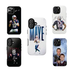 Drake Maye Phone Case, Phone Cover Compatible With iPhone 17 16 15 14 13 12 11 Pro Max X XS, Galaxy S25 S24 S23 S22 Ultra, Gift For Fans