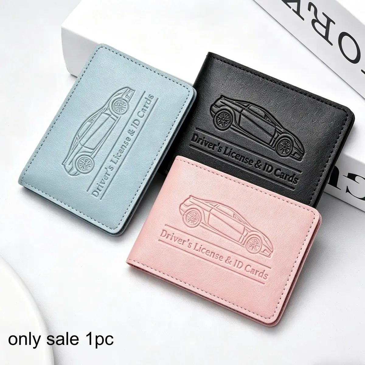 1pc lightweight ID wallet/ID Pocket/Multifunctional Card Holder for Cars-Car Insurance and Registration Holder, Suitable for Cards, Driver's License, and Vehicle Documents, 4pcs Card Sleeve, Ideal for Travel Accessories, Travel Essentials
