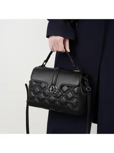Bag Women's 2026 New Commuter Leather Women's Bag Large Capacity Mom Bag Crossbody Bag Premium HandbagPerf Power SHOP