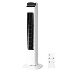 36" Digital Tower Fan with Remote - 3 Modes, 5 Speeds, 24H Timer, 90° Oscillation, LED Display & Space-Saving Design,Black summerwins
