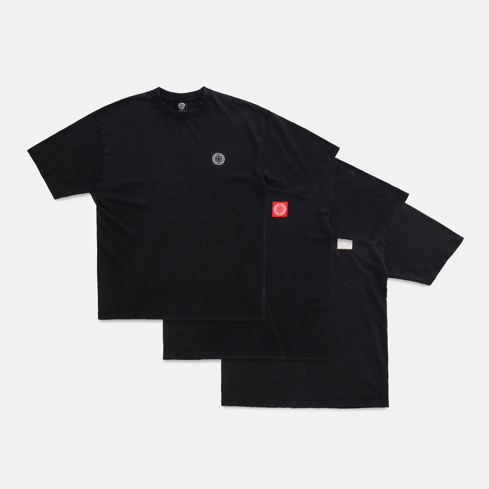 Weighted Tee 3-Pack | Controlled Insanity | 180-260 GSM Cotton Tees | Gym Streetwear