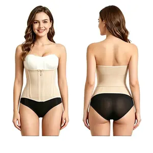 Plus Size Tummy Control Waist Trainer for Women, Seamless Invisible Shapewear with Butt Lifter, No Roll High Elastic Breathable Body Shaper for Everyday Wear, Postpartum Recovery, Gym Workout, XS-XXXL, Dream, Zippeon Binder Corset High Stretch Stretchy,su