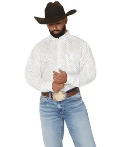 Ariat Men's Jayson Geo Print Long Sleeve Button-Down Western Shirt - 10071611