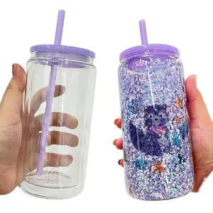 Snow globe 16oz glass. Pick Design on LIVE