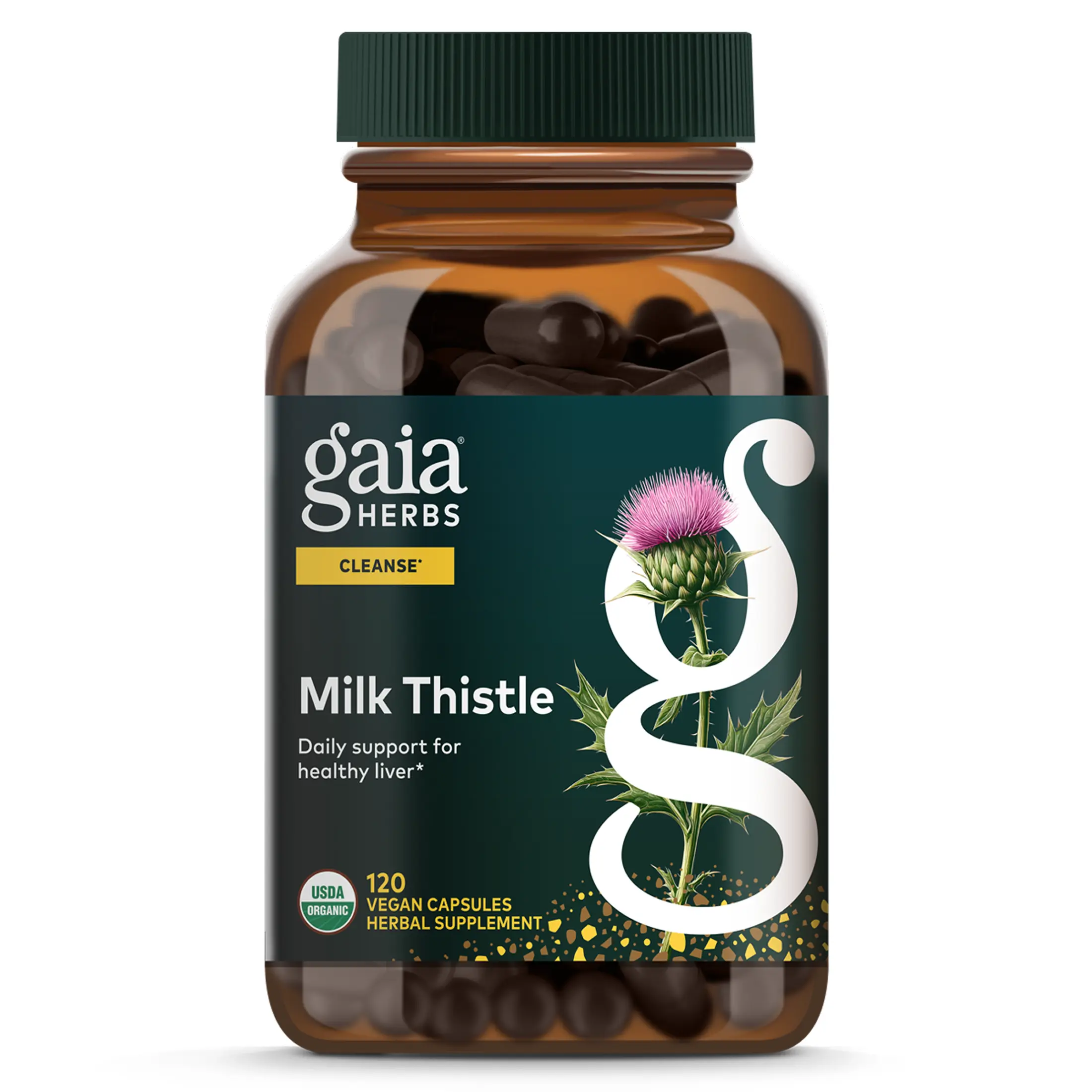 Gaia Herbs Milk Thistle - Liver Supplement & Cleanse Support for Helping to Maintain Healthy Liver Function Gaia Herbs Milk Thistle - Liver Supplement & Cleanse Support for Helping to Maintain Healthy Liver Function