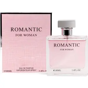 EBC Romantic Eau de Parfum for Women 3.4oz/100ml Floral Fruity Fragrance Citrus Woody Musk Perfume Inspired by Ralph Romantic