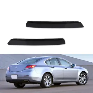 2PCS Smoked Lens Rear Bumper Bar Reflector lamps Light Kit For 2012 2013 2014 Acura TL,Replace OEM 33505TK4A11, 33555TK4A11