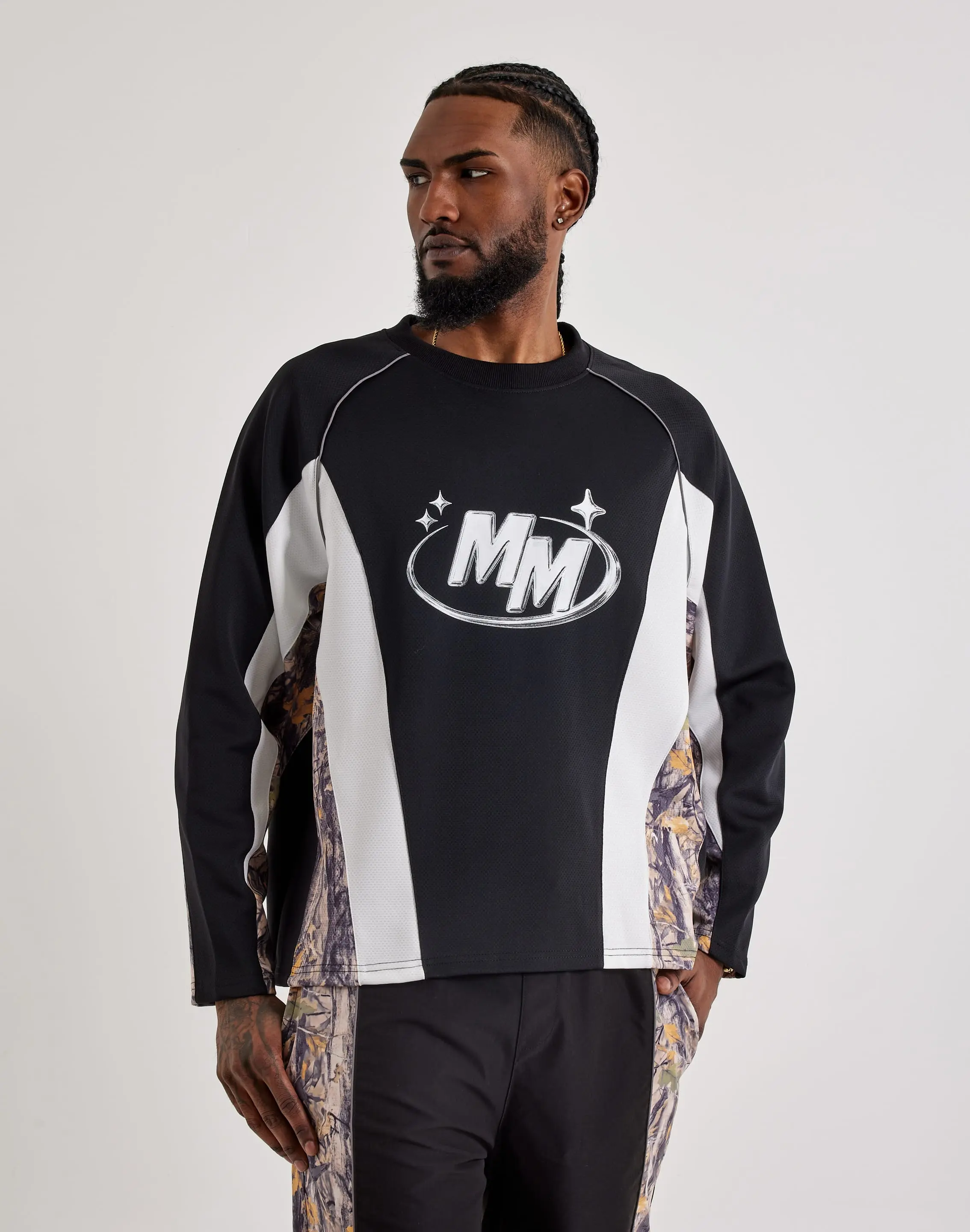 Mens Mr. Mushies Long-Sleeve Moto Jersey Mens Mr. Mushies Long-Sleeve Moto Jersey