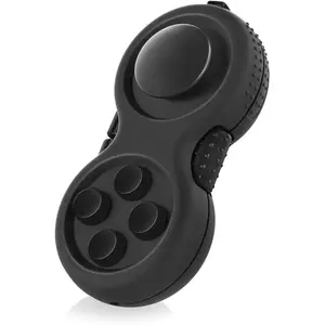 WTYCD Original Fidget Toy Game, Rubberized Classical Controller Fidget Concentration Toy with 8-Fidget Functions and Lanyard - Excellent for Relieving Stress and Anxiety