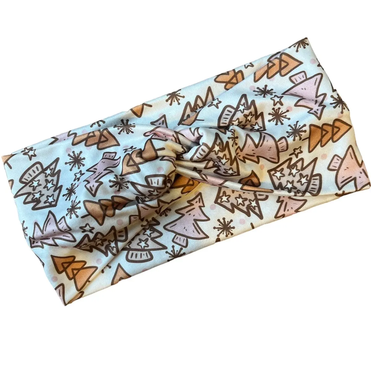 Retro Christmas Tree Adult Stretchy Headband