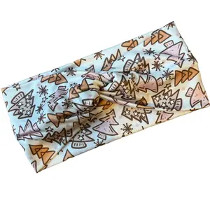 Retro Christmas Tree Adult Stretchy Headband