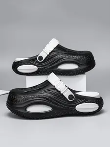 Unisex Fashion Casual Hole Shoes, Eva Eco-Friendly Material, Outdoor Stylish Open Toed Slippers, Beach Sandals, Sizes 39-48