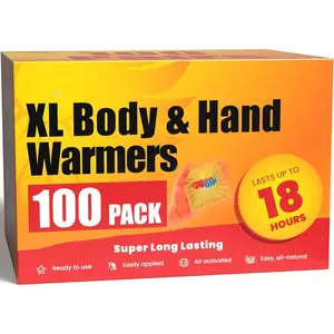 Large Hand &  Warmers - Up to 18 Hours of Heat, Super Long Lasting - Easy,  - Air Activated, for , Hands &  - Odorless Hot Hand Warmer -