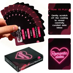 46 pieces of party and gathering casual scratch cards for couples, entertainment games, dates, ambiguous topics, and interactive cards