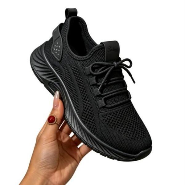 Women's 4cm Thick Sole Casual Walking Sneakers - Wide Toe Box, Breathable Mesh Upper, Lightweight Commuter Shoes for All-Day Comfort, 2026 Fall New Arrival, Halloween Party Gift Option, fall shoes, shoes for women, zapatos para mujer