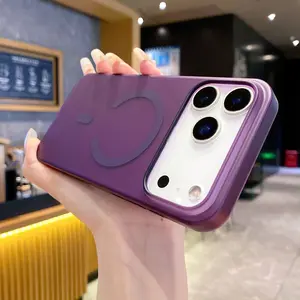 Magnetic Matte Phone Case for iPhone 17 Pro Max, 16 Premium Style Ice Mist Ultra-Thin Protection Cover Compatible with iPhone 15/14/13/12