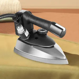 CNCEST Electric Steam Iron 1200W Pro Clothes Iron with Water Tank Adjustable Temp Dual Dry Titanium-Plated for Garment Factories & Dry Cleaners Household Appliances Durable