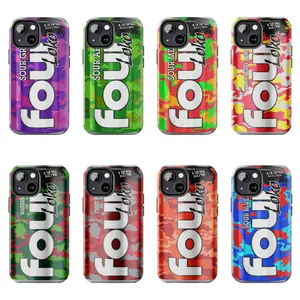 Four Loko Phone Cases - Core & Sour Flavors (Sour Apple, Blue Razz, Grape, Melon, Fruit Punch, Strawberry Lemonade) for iPhone 12/13/14/15/16/17 Pro Max, Pro Plus, 17 Air - Stylish Gift for Her/Him