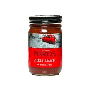 PIRRO'S All Natural Pizza Sauce 15.5 oz (439 g) - Flavorful Sauce for Pizza Dipping