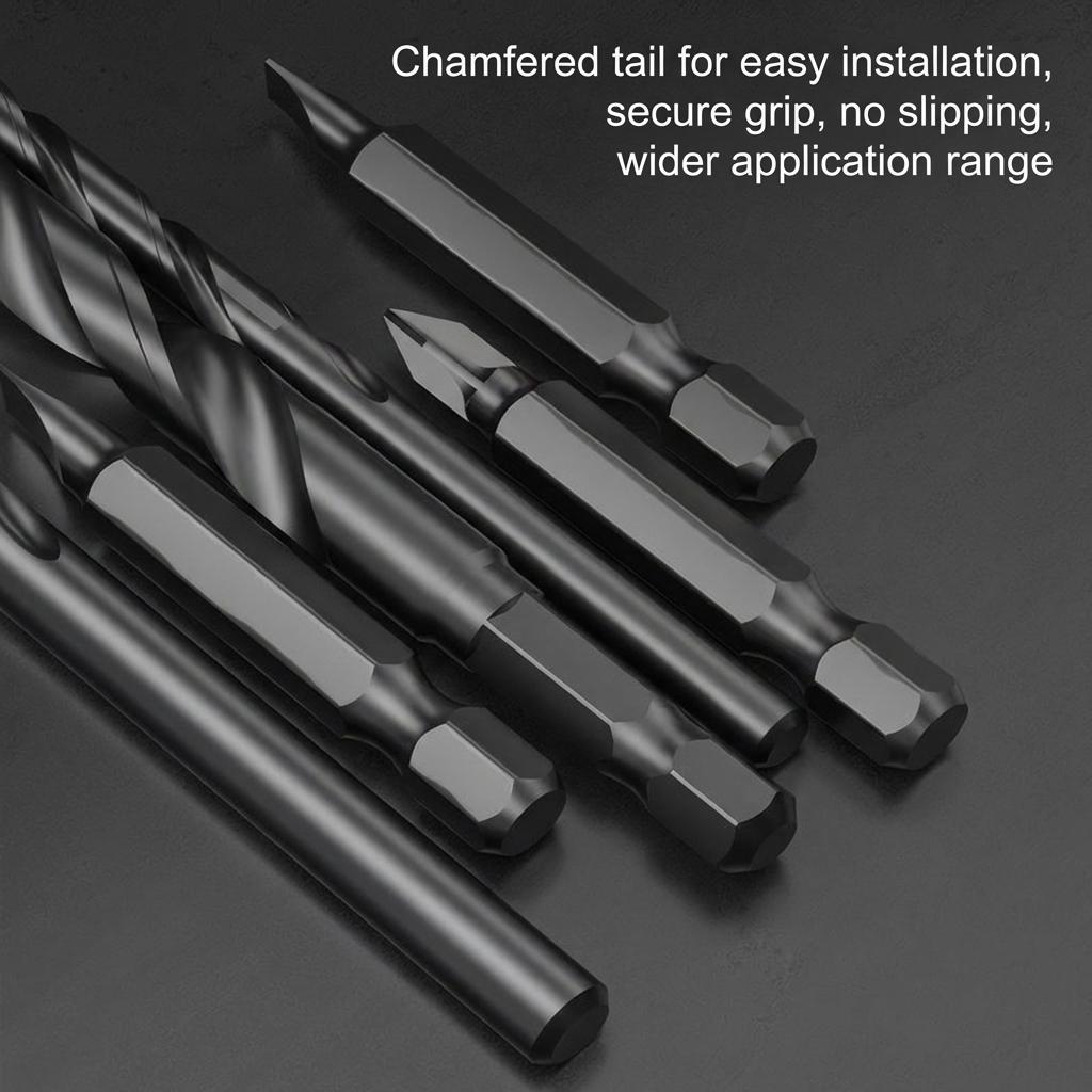 19 PCS Industrial Grade Premium HSS Twist Drill Bit Set, 1-10mm 0.5mm Increment Full Size High Precision Drill Bits for Metal Steel Wood, Professional Power Tool Kit with Storage Case