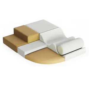 4-6 Piece Climbing Toy Set, Lightweight Foam Building Blocks for Kids, Colorful Indoor Soft Play Equipment Soft Foam Climbing Blocks for Toddlers - Indoor Playground Set for Crawling, Sliding & Motor Skill Development - Safe Playset for Kids - 6-Piece Set