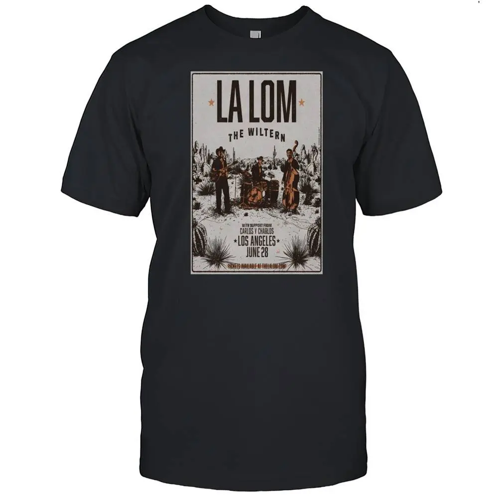 La Lom The Wiltern Los Angeles CA Jun 28 2025 Tour Poster T-Shirt Concert Graphic Tee Live Music Event Shirt for Men & Women Limited Edition Tour Merchandise