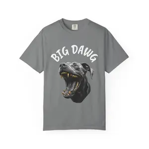 Big Dawg Black Gold Teeth Unisex T-shirt, Hip Hop Shirt, Streetwear Tee, Cool Urban Clothing, Gangsta Apparel